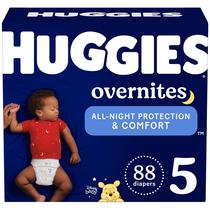 Fraldas Huggies Overnights Tamanho 5 (12kg) - Pacote com 88 Unidades