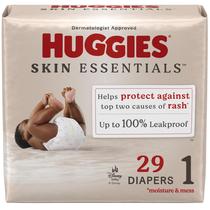 Fraldas Huggies Skin Essentials tamanho 1 para bebês (4-6 kg) 29u