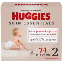 Fraldas HUGGIES Skin Essentials tamanho 2 (5-8 kg) 74 unidades