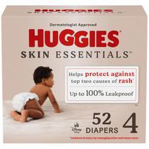 Fraldas Huggies Skin Essentials Tamanho 4 (10-16kg) - Pacote com 52 Unidades Fraldas Huggies Skin Essentials Tamanho 4 (10-16kg) - Pacote com 52 Unidades