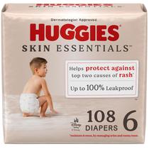 Fraldas HUGGIES Skin Essentials Tamanho 6 Pacote com 108 Unidades