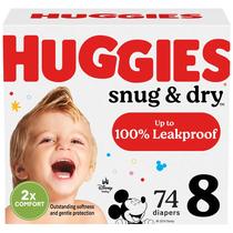 Fraldas HUGGIES Snug&Dry HGEPK tamanho 8 (46+ libras) x74