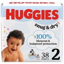 Fraldas Huggies Snug & Dry Tamanho 2 (5-8 kg) 38 unidades Fraldas Huggies Snug & Dry Tamanho 2 (5-8 kg) 38 unidades