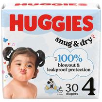 Fraldas HUGGIES Snug & Dry Tamanho 4 com 30 unidades Fraldas HUGGIES Snug & Dry Tamanho 4 com 30 unidades