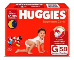 Fraldas Huggies Supleme Care G C/58 Unidades