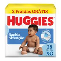 Fraldas Huggies Tripla Proteção Mega XG 28 Unidades