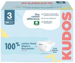 Fraldas Kudos Forradas com Algodão Tamanho 3 Pacote com 58 Unidades Fraldas Kudos Forradas com Algodão Tamanho 3 Pacote com 58 Unidades