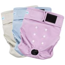 Fraldas laváveis e reutilizáveis para cães do sexo feminino Paw Legend (pacote com 3, L)