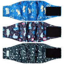 Fraldas laváveis para cães Paw Legend Male Dogs GG (pacote com 3) Fraldas laváveis para cães Paw Legend Male Dogs GG (pacote com 3)