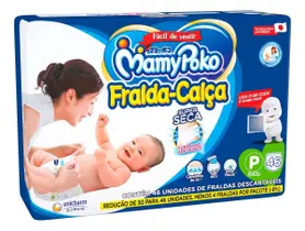 Fraldas Mamypoko Super Seca Calça P 46 Unidades