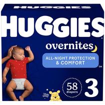 Fraldas noturnas Huggies Overnites tamanho 3 (16-28 libras),