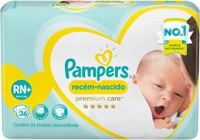 Fraldas Pampers Recém-Nascido Premium Care RN 36 - Procter & Gamble Brasil