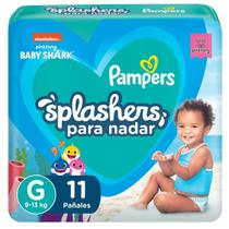 Fraldas Pampers Splashers Para Nadar Tamanho G 11u Grande (g) Sem Gênero
