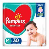 Fraldas Pampers Supersec M C/30