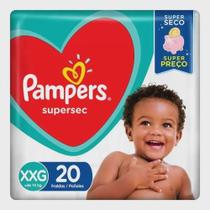 FRALDAS PAMPERS SUPERSEC XXG/20un