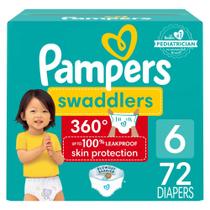 Fraldas Pampers Swaddlers 360 - Tamanho 6 (72 Unidades)