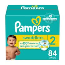 Fraldas Pampers Swaddlers, tamanho 2, 84 unidades, ultramacias Fraldas Pampers Swaddlers, tamanho 2, 84 unidades, ultramacias