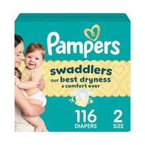 Fraldas Pampers Swaddlers Tamanho 2 Pacote com 29 Unidades