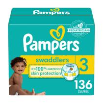 Fraldas Pampers Swaddlers tamanho 3 (136 unidades), ultramacias