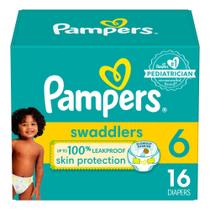 Fraldas Pampers Swaddlers Tamanho 6 Ultra Absorventes x16 Fraldas Pampers Swaddlers Tamanho 6 Ultra Absorventes x16