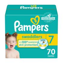 Fraldas Pampers Swaddlers Ultra Soft, tamanho 7 a 70 unidades Fraldas Pampers Swaddlers Ultra Soft, tamanho 7 a 70 unidades