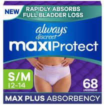 Fraldas para Adultos Always Discreet MaxiProtect P/M 68 un. Fraldas para Adultos Always Discreet MaxiProtect P/M 68 un.