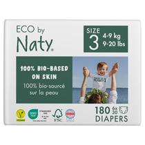 Fraldas para Bebê Naty Tamanho 3 Pacote com 180 Unidades à Base de Plantas Fraldas para Bebê Naty Tamanho 3 Pacote com 180 Unidades à Base de Plantas