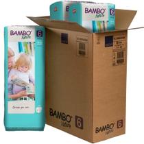 Fraldas para bebês Bambo Nature Size 6, hipoalergênicas, 120 unidades Fraldas para bebês Bambo Nature Size 6, hipoalergênicas, 120 unidades