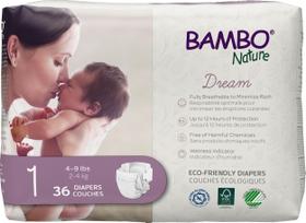 Fraldas para bebês Bambo Nature, tamanho 1, 216 unidades Fraldas para bebês Bambo Nature, tamanho 1, 216 unidades