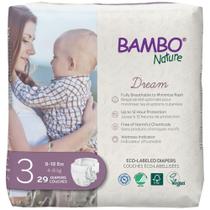 Fraldas para bebês Bambo Nature, tamanho 3, 29 unidades, hipoalergênicas