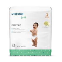 Fraldas para bebês McKesson Tamanho 4 10-16,8 kg 12h de proteção Fraldas para bebês McKesson Tamanho 4 10-16,8 kg 12h de proteção