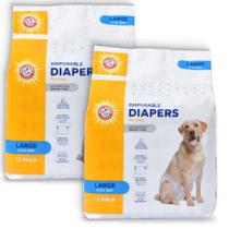 Fraldas para cães Arm & Hammer Large 24 unidades, ultra absorventes