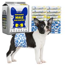 Fraldas para cães Dono, envoltórios descartáveis masculinos, 60 quilates, pequenos, 12-19 cm