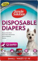 Fraldas para cães Simple Solution Female Super Absorbent S 12-19cm