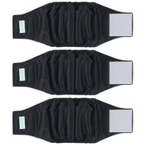 Fraldas para cães wegreeco laváveis masculinas Belly Wrap G-Small Black Fraldas para cães wegreeco laváveis masculinas Belly Wrap G-Small Black