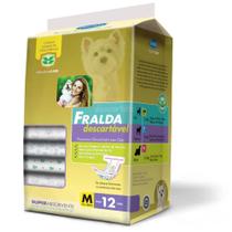 Fraldas para Pets Descartavéis no Tamanho M com 12 Unidades - 70570 - AMERICAN PETS Fraldas para Pets Descartavéis no Tamanho M com 12 Unidades - 70570 - AMERICAN PETS
