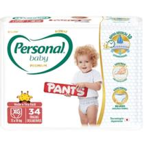 Fraldas Personal Baby Premium Pants Hiper Bag 1 Pacote Tamanho XG Com 34 Unidades
