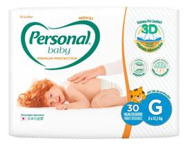Fraldas Personal Baby Premium Protection G 30un