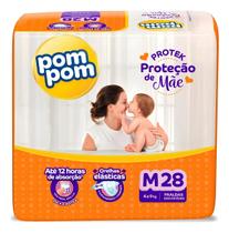 Fraldas Pom Pom Protek M X 28 Unidades