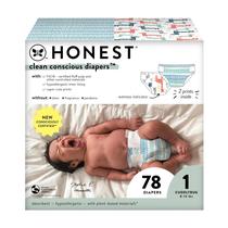 Fraldas The Honest Company Clean Conscious Dots & Dashes - Pacote 1 Fraldas The Honest Company Clean Conscious Dots & Dashes - Pacote 1