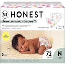 Fraldas The Honest Company Clean Conscious Newborn - Pacote com 72 Unidades Fraldas The Honest Company Clean Conscious Newborn - Pacote com 72 Unidades