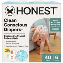 Fraldas The Honest Company Clean Conscious Tamanho 6 (16+kg) 40u Fraldas The Honest Company Clean Conscious Tamanho 6 (16+kg) 40u