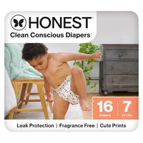 Fraldas The Honest Company Clean Conscious Tamanho 7 41+ libras 16u Fraldas The Honest Company Clean Conscious Tamanho 7 41+ libras 16u