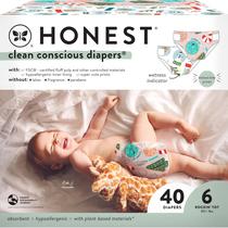 Fraldas The Honest Company Clean Conscious Winter '24 - Tamanho 6 Fraldas The Honest Company Clean Conscious Winter '24 - Tamanho 6