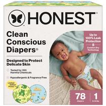 Fraldas The Honest Company Tamanho 1 Hipoalergênicas 78 Unidades Fraldas The Honest Company Tamanho 1 Hipoalergênicas 78 Unidades
