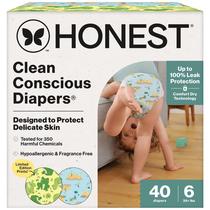 Fraldas The Honest Company Tamanho 6 Hipoalergênicas 40 Unidades