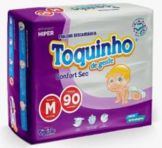 FraldaToquinho Confort Sec hiper (Dia & Noite) Tam M - ATACADO BARATO - 90 Unidades/Tiras FraldaToquinho Confort Sec hiper (Dia & Noite) Tam M - ATACADO BARATO - 90 Unidades/Tiras
