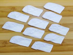 Fraldinhas de boca bebê kit com 11 unidades, fabricadas em tecido 100% algodão dupla camada