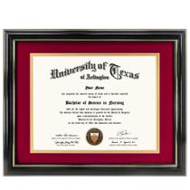 Frame Graduation Mall 21 x 29,7 cm Diploma com tapete 28 x 35,5 cm sem tapete