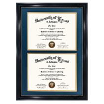 Frame Graduation Mall Double Diploma 14x20 cm com 8,5x11 cm Frame Graduation Mall Double Diploma 14x20 cm com 8,5x11 cm